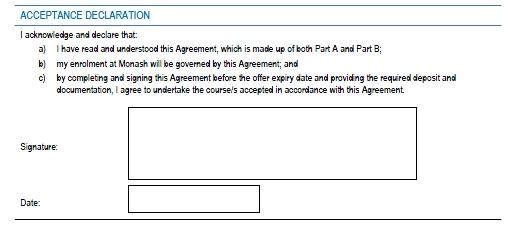 D. 最后，需要补充签字和日期，签字请务必和护照的签字保持一致，需要中文签字且打印下来手签，否则有被学校退回的风险。